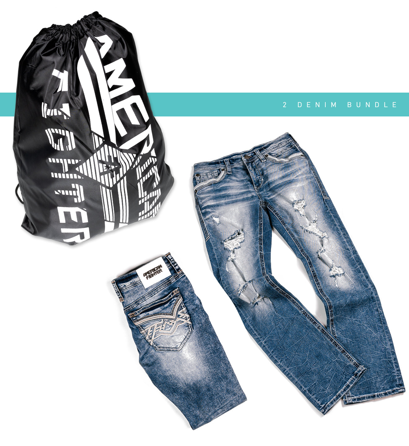 Mens Denim Bottoms - Men's Bundle Pack - Denim Jeans