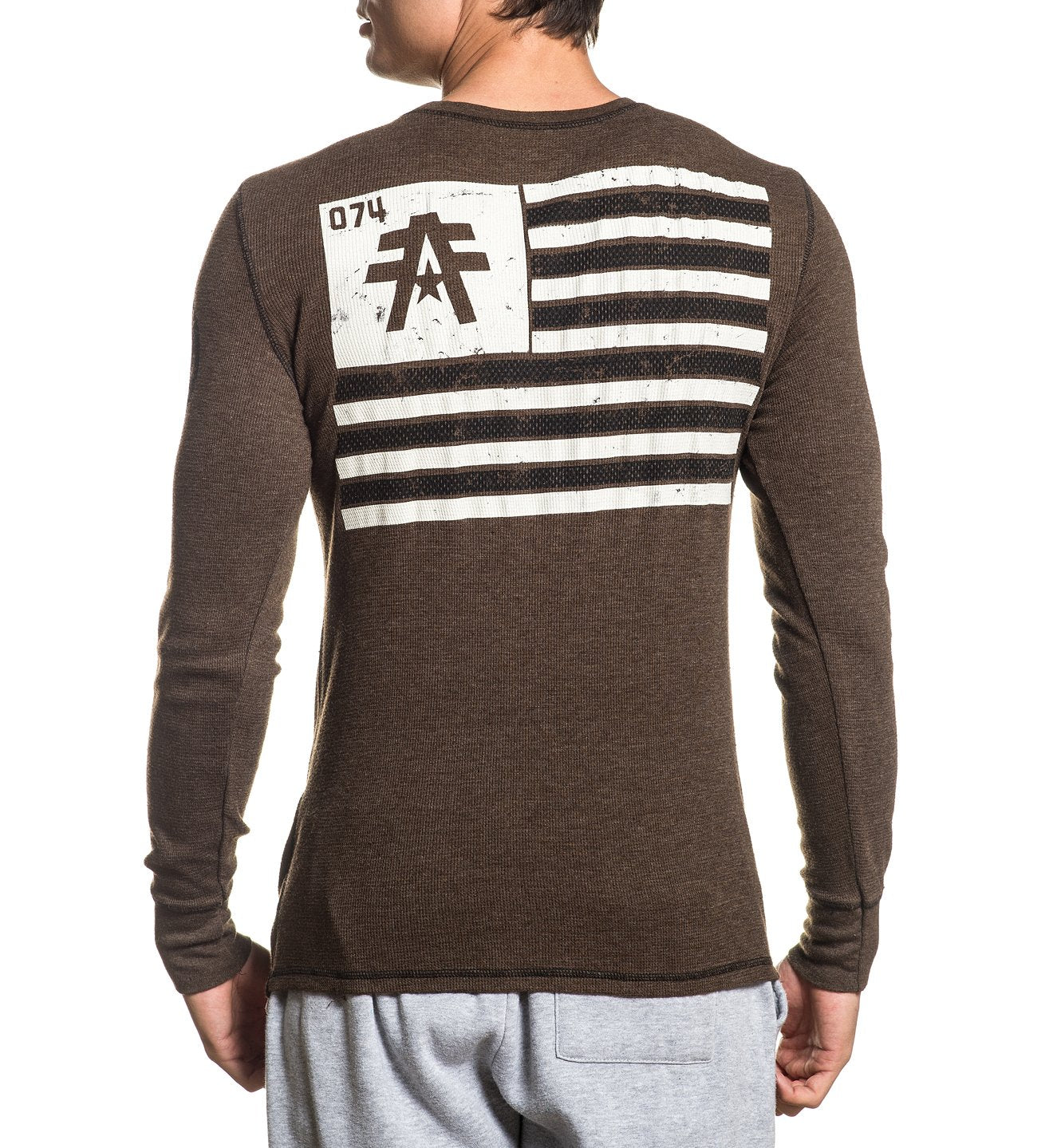 Albany - Mens Long Sleeve Tees - American Fighter