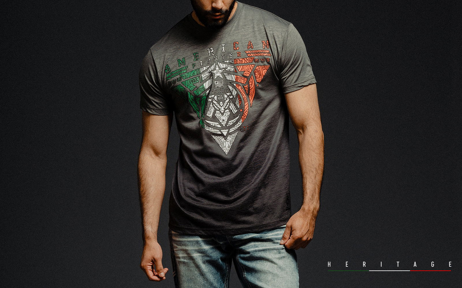 American Fighter Hollins T-Shirt - Men's T-Shirts in Cherry Dk Cherry American Fighter Hollins T-Shirt - Men's T-Shirts in Cherry Dk Cherry