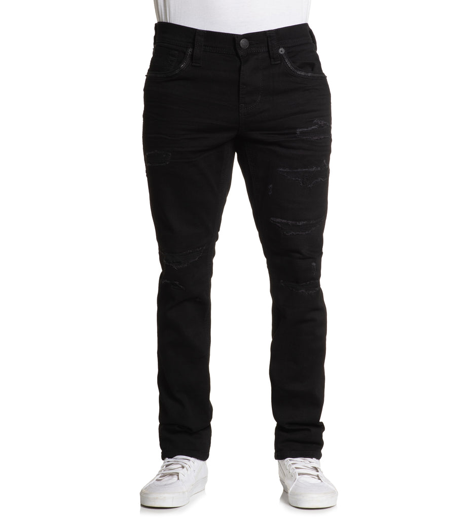 Defender Black Jeans Rinse