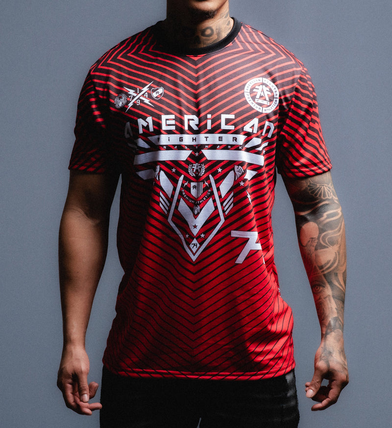 American Fighter T-shirt Uomo 2XL MMA Premium Atletica Tie Dye - Foto 7