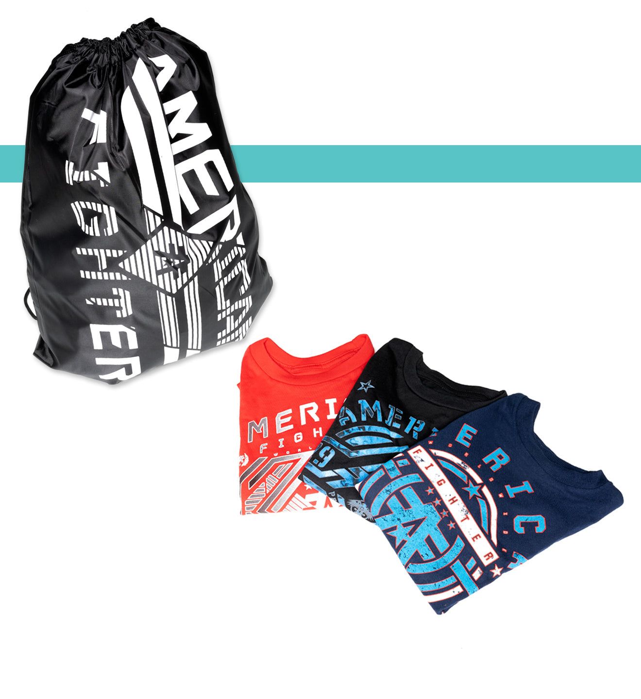 Kid's Bundle Pack - 3 Tees - American Fighter