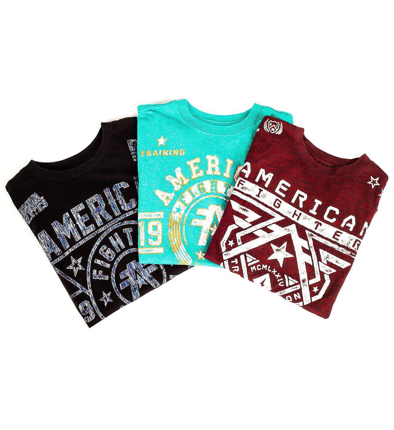 Camisas american fighter para niños 2025