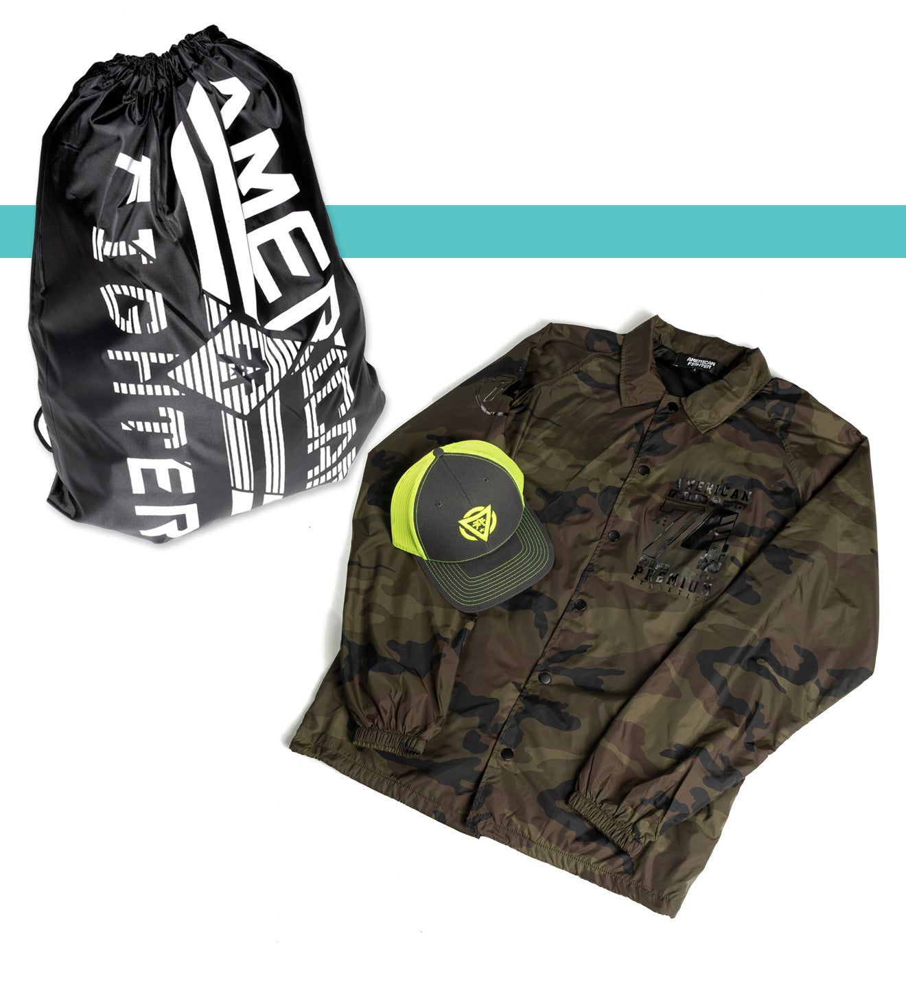 Men's Bundle Pack - 1 Jacket + 1 Hat - American Fighter