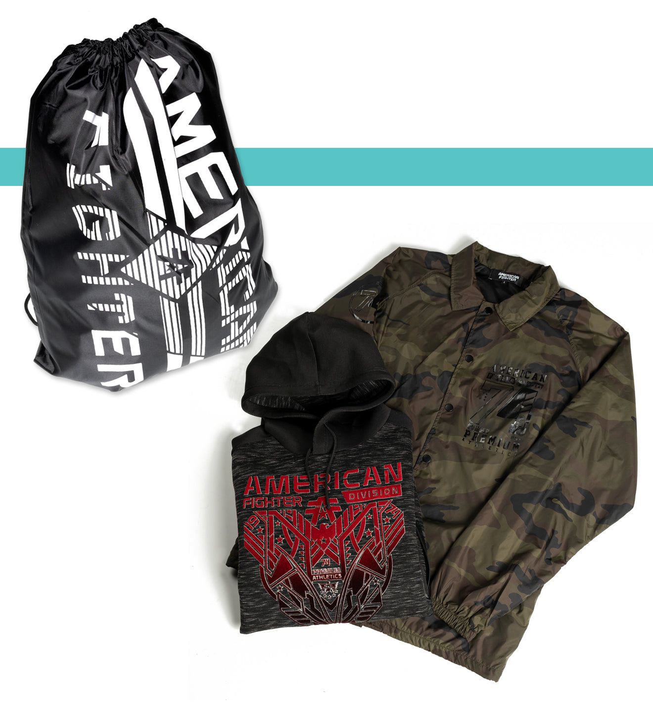 Men's Bundle Pack - 1 Jacket + 1 Hoodie - American Fighter