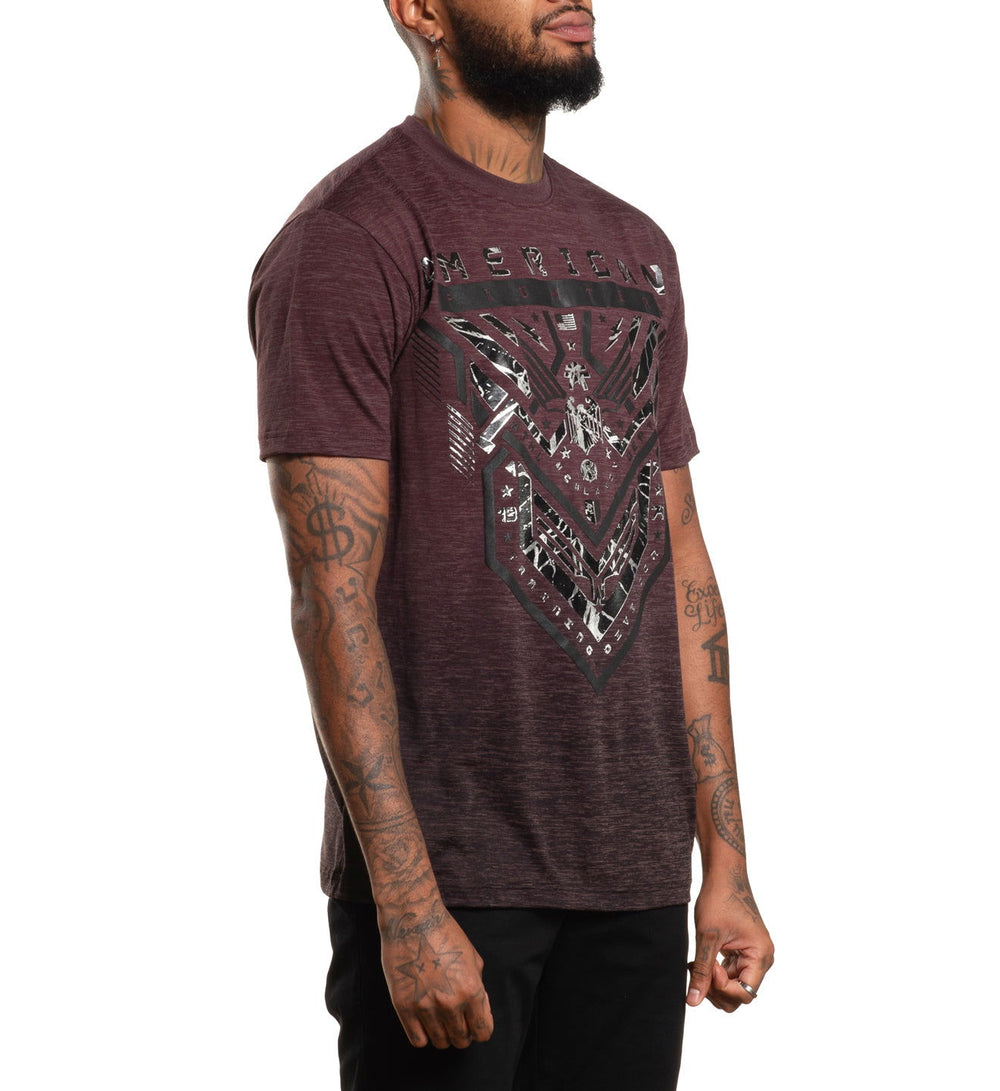 American Fighter Men's Massachusetts Black Mass Long Sleeve T-Shirt - View #9
