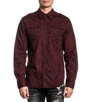 Distortion - Mens Button Down - American Fighter