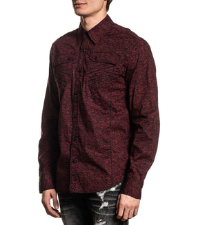 Distortion - Mens Button Down - American Fighter